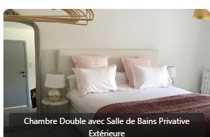 Chambre double — ambiance rosée